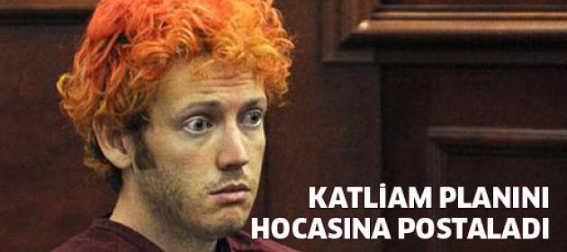 Katliam planını hocasına yolladı