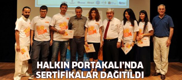 Halkın Portakalı Kısa Film Atölyesi’nde Sertifikalar Dağıtıldı