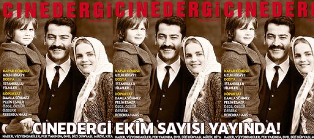 Cinedergi Ekim 2012 sayısı yayında!