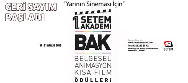 1. BAK Akademi ödülleri için start verildi