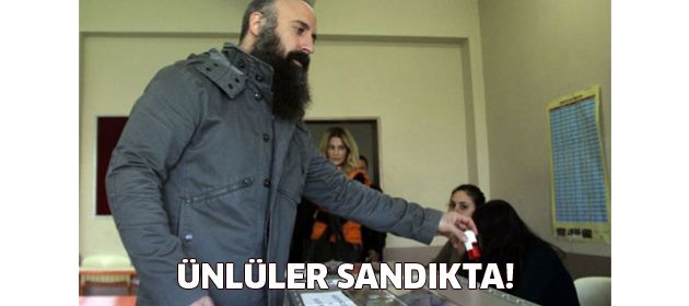 Ünlüler de sandıktaydı!