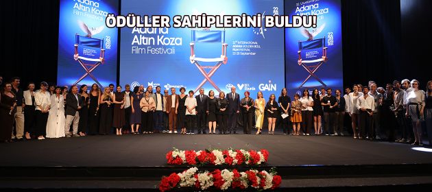 Adana Altın Koza Film Festivali’nin kazananları belli oldu