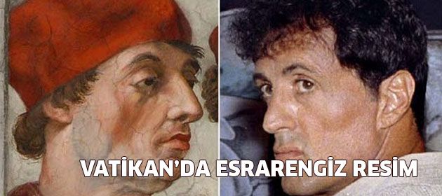 Vatikan'da esrarengiz resim!