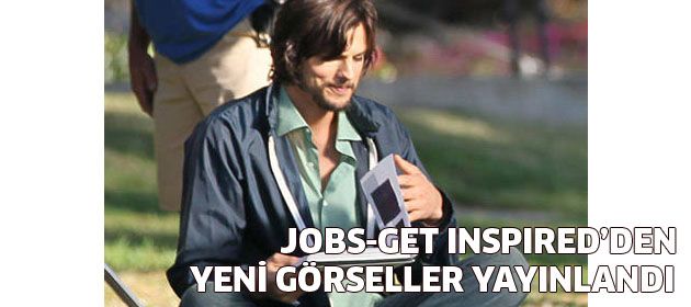 Jobs - Get Inspired'den yeni görseller yayınlandı: Ashton Kutcher çok mutlu